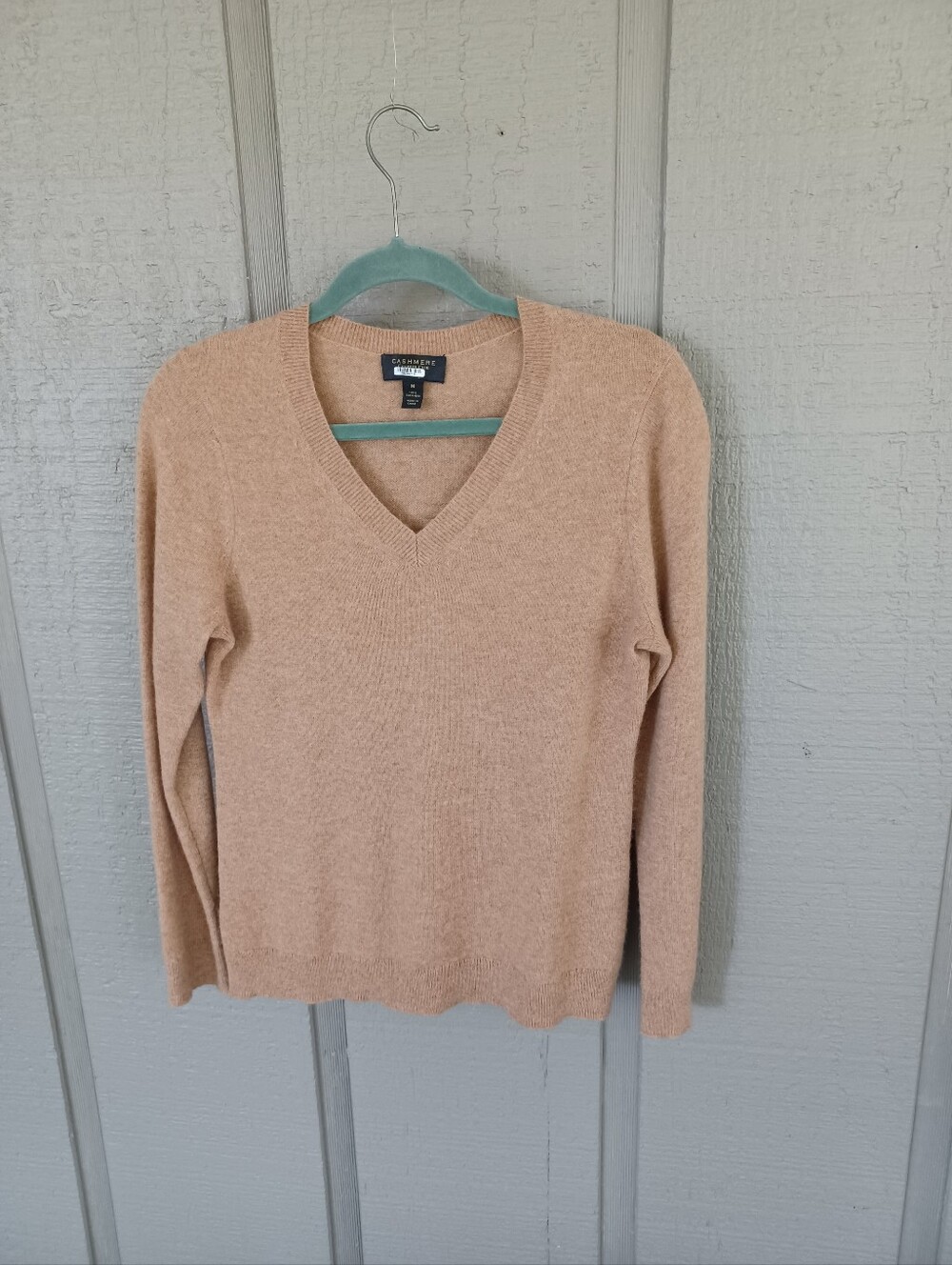Charter Club Cashmere Sweater Size M Women Preppy Long Sleeve V Neck Pullover - Picture 1 of 11